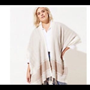 Loft Plus Poncho Wrap